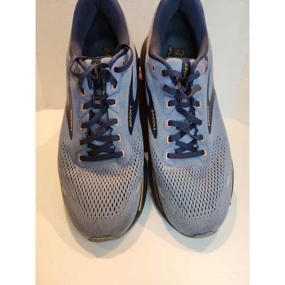 Brooks Ghost 15 Men’s Blue 12 D Running Shoes Flintstone/Peacoat/Oak 1103931D025 main image 7
